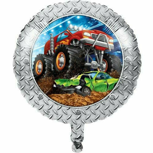 Creative Converting BIRTHDAY: JUVENILE Monster Truck Rally 18" Mylar Balloon