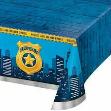 Creative Converting BIRTHDAY: JUVENILE Police Party Plastic Tablecover
