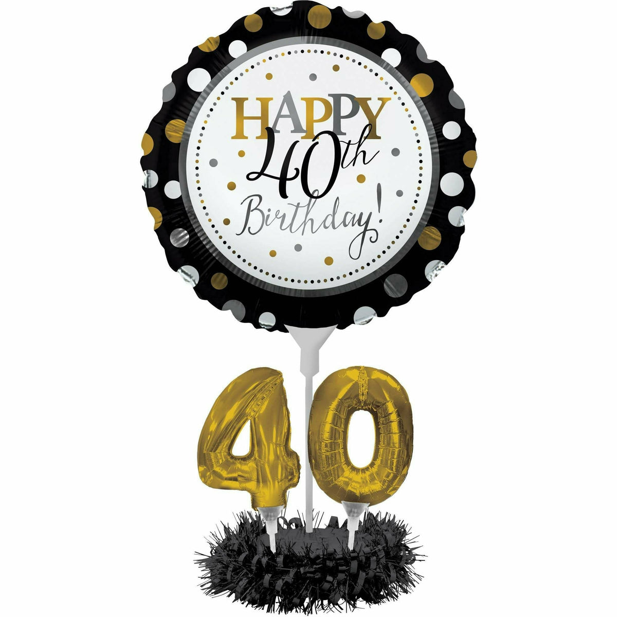 Creative Converting BIRTHDAY: OVER THE HILL 40th Birthday Balloon Centerpiece