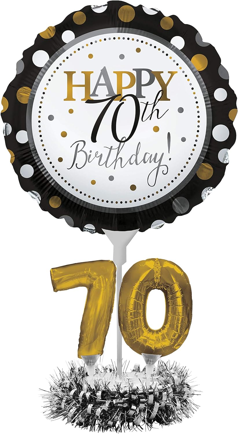 Creative Converting BIRTHDAY: OVER THE HILL 70th Birthday Balloon Centerpiece