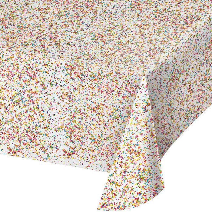 Creative Converting BIRTHDAY Sprinkles birthday table cloth