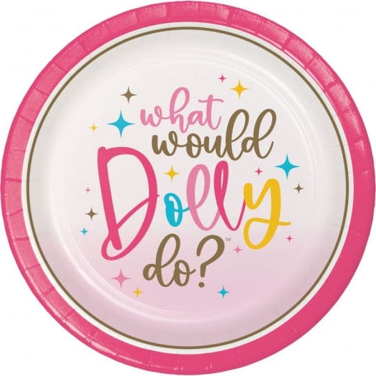 Creative Converting BIRTHDAY The Dolly Parton Collection - What Would Dolly Do? Dessert Plates