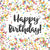 Creative Converting BOUTIQUE NAPKINS Sprinkles Birthday Napkins 6.5"