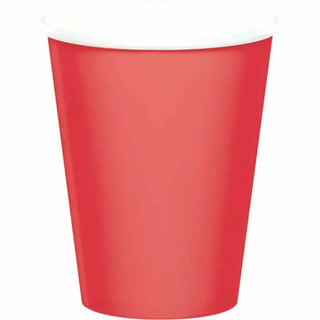 Coral Paper Cups