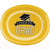 Creative Converting HOLIDAY: GRADUATION Graduation School Spirit Yellow Oval Plates