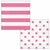 Creative Converting HOLIDAY: VALENTINES Candy Pink Dots and Stripes Lunch Napkins 16ct