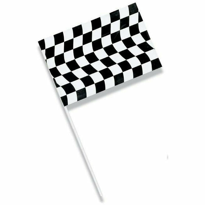 Creative Converting THEME: SPORTS Black And White Checkered Flag