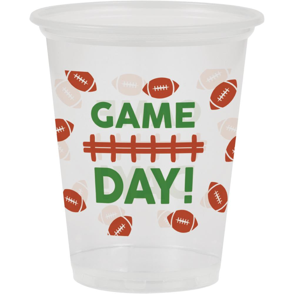 Creative Converting THEME: SPORTS Game Day Football Plastic Cups