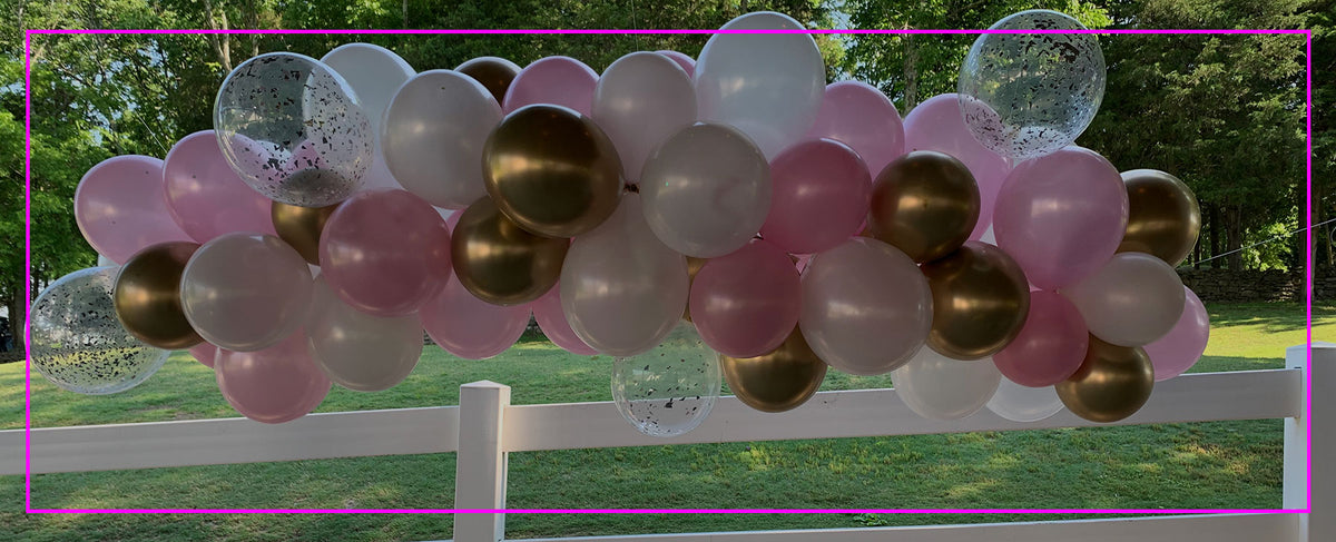 Large set of party balloons