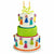 Deco Pac CAKE Best Day Ever Individual and Assorted Cake Topper