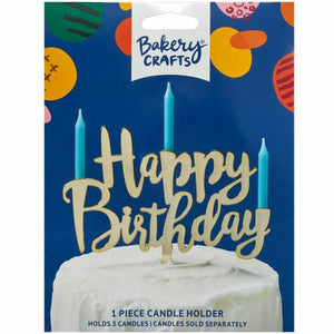Deco Pac CAKE Happy Birthday Individual and Assorted Cake Topper