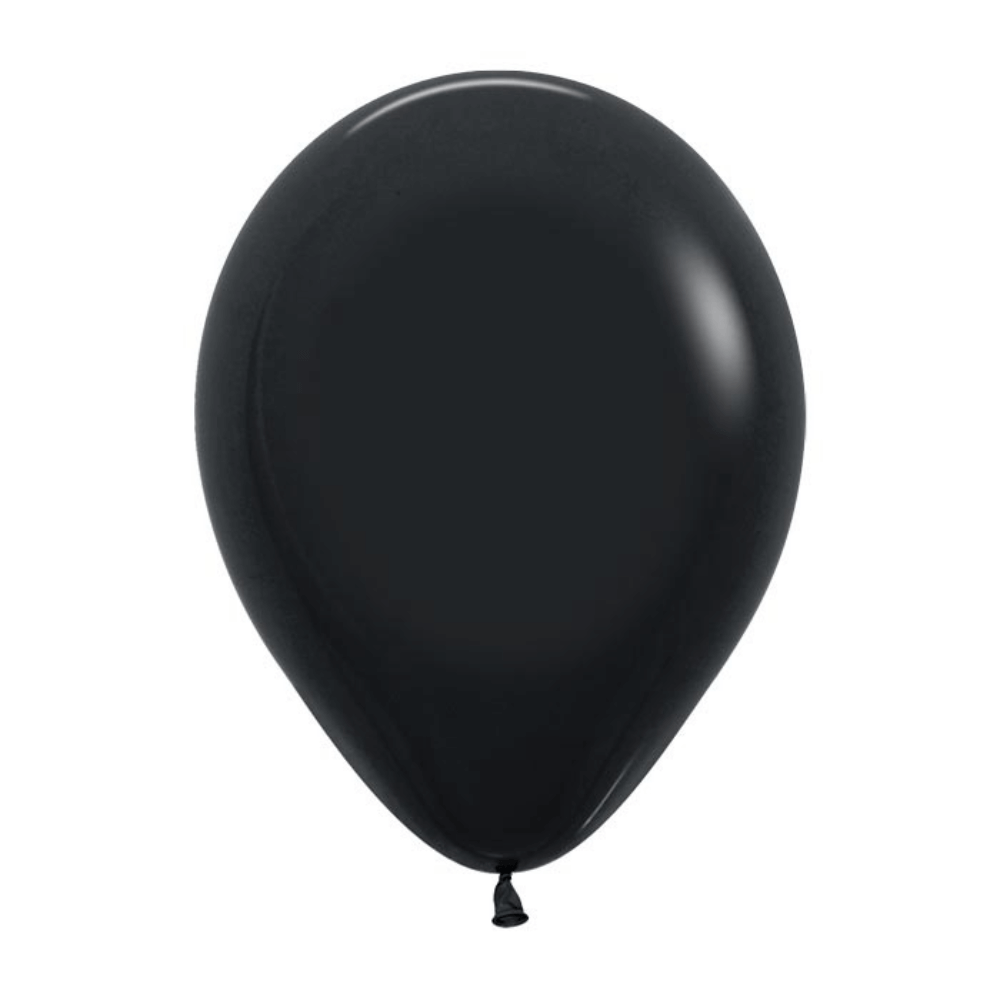Deluxe Black Latex Balloon 100ct, 5"