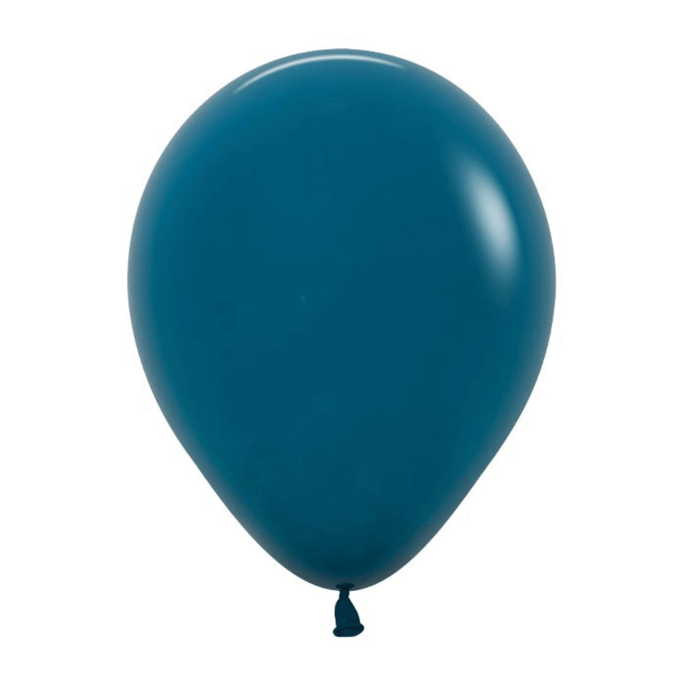 Sempertex 5" Deluxe Deep Teal Balloon Bag - 100 Count