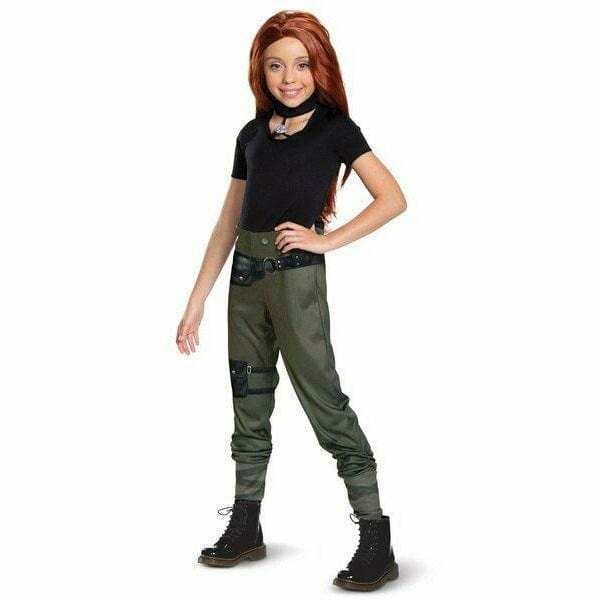 Disguise COSTUMES 4-6(S) Girls Kim Possible Costume