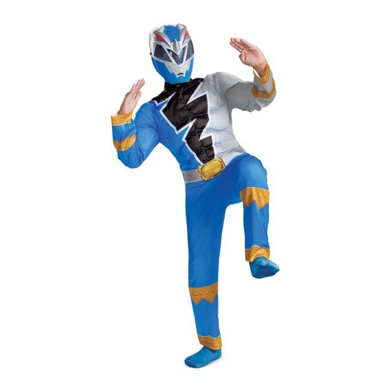 Disguise COSTUMES Blue Ranger Dino Fury Classic Muscle