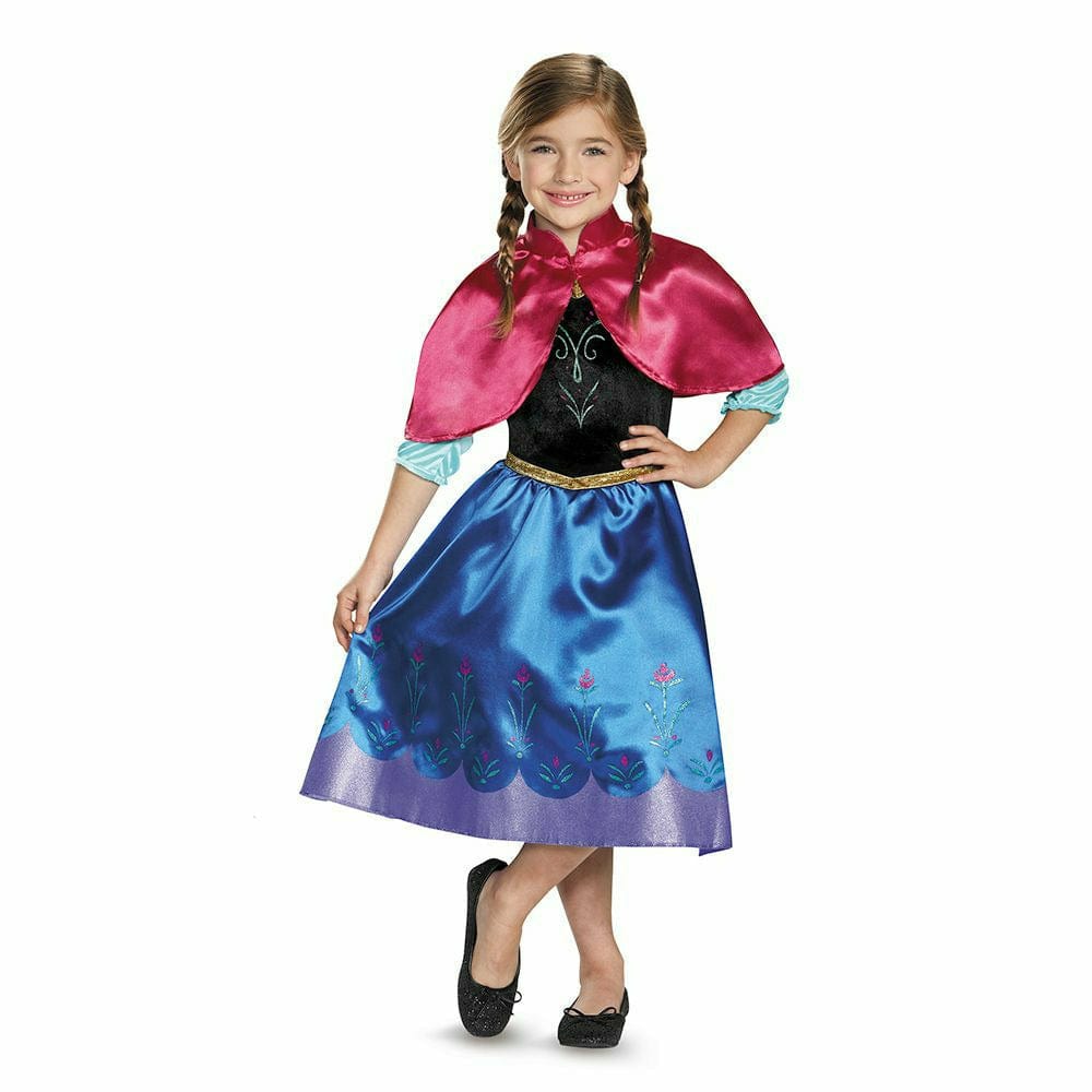 Disguise COSTUMES Girls S (4-6x) Girls Anna Traveling Classic Costume