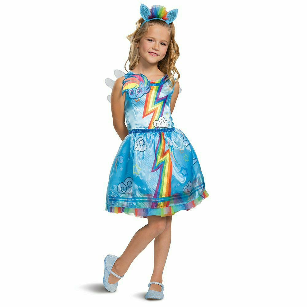 Disguise COSTUMES Girls S (4-6x) Girls Rainbow Dash Classic Costume