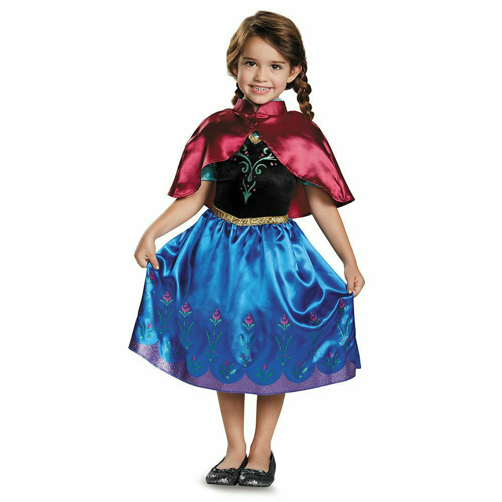 Disguise COSTUMES Toddlers L (4-6X) Girls Anna Traveling Toddler Classic Costume