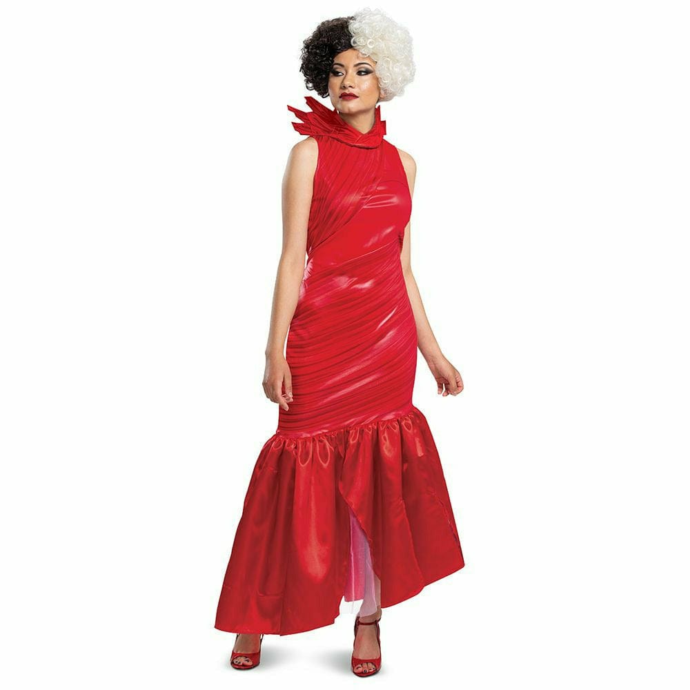 Disguise COSTUMES Womens Cruella Live Action Red Dress Classic Costume