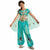 Disguise COSTUMES XS (3T-4T) Girls Jasmine Teal Classic Costume - Aladdin xs 3t-4t