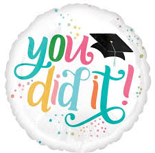 17" You Did It Graduation Foil Balloon