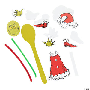 Dr. Seuss™ The Grinch Christmas Wooden Spoon Craft Kit