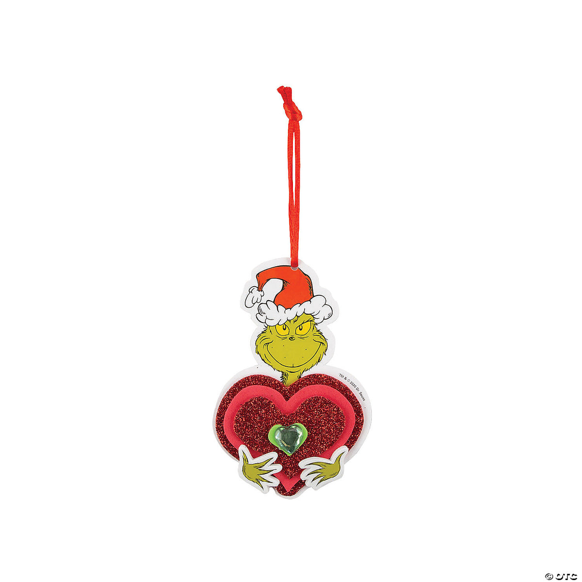 Dr. Seuss The Grinch Growing Heart Ornament Craft Kit Packs