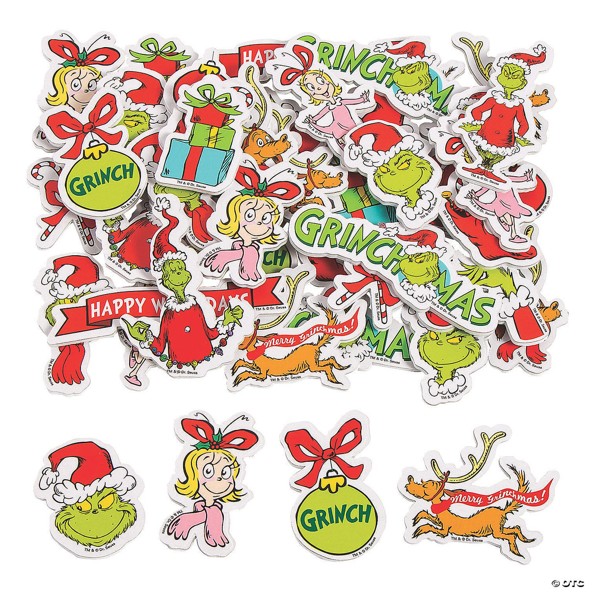 Dr. Seuss The Grinch Self-Adhesive Foam Shapes