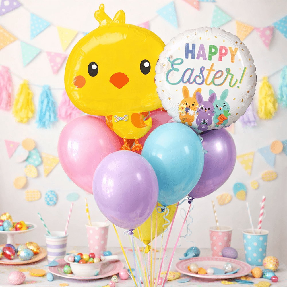happy easter balloon bouquet