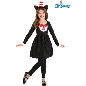 Elope Inc. THEME: DR SEUSS Child-XS Girl's Cat in the Hat Costume
