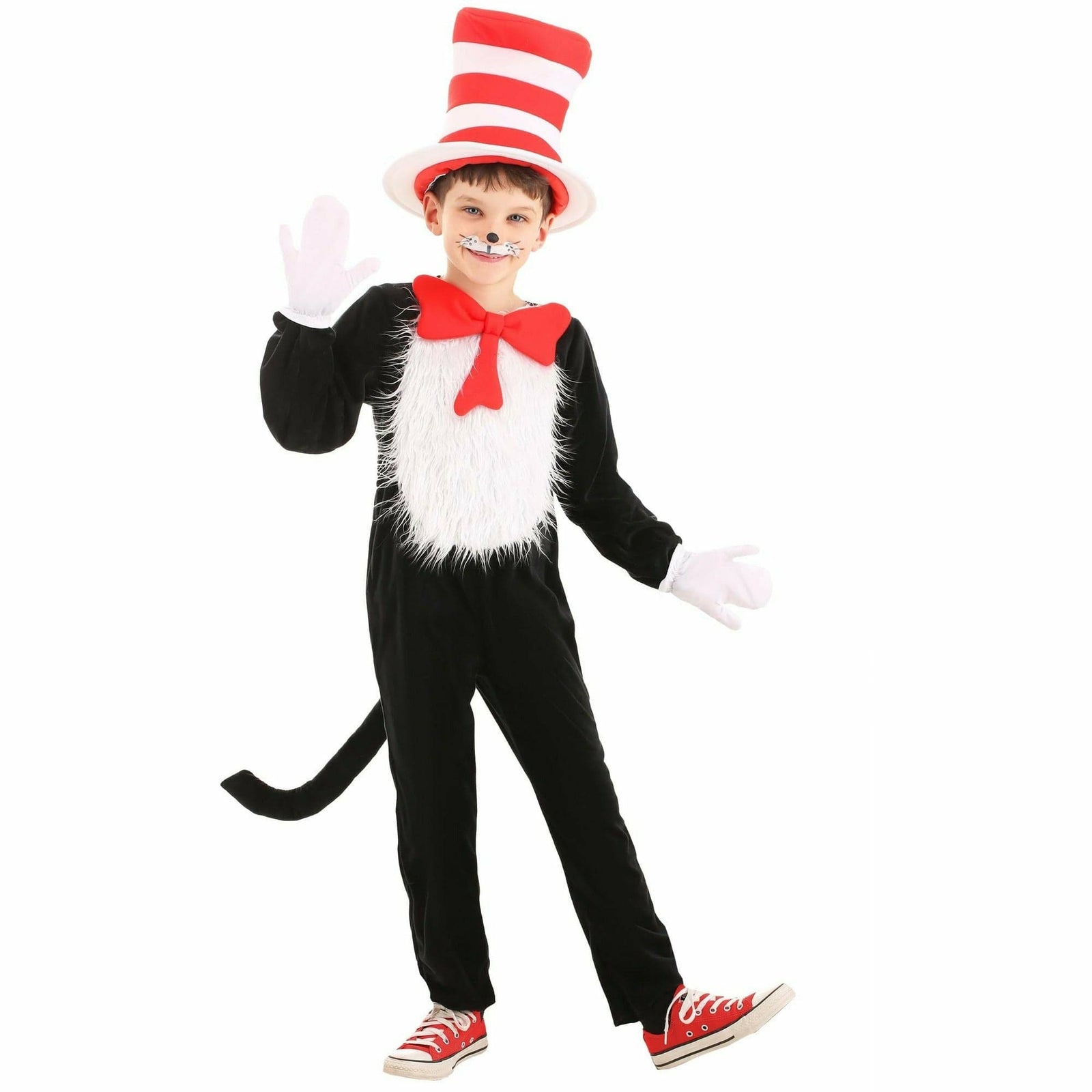 Elope Inc. THEME: DR SEUSS Kids Large The Cat in the Hat Deluxe Kids Costume