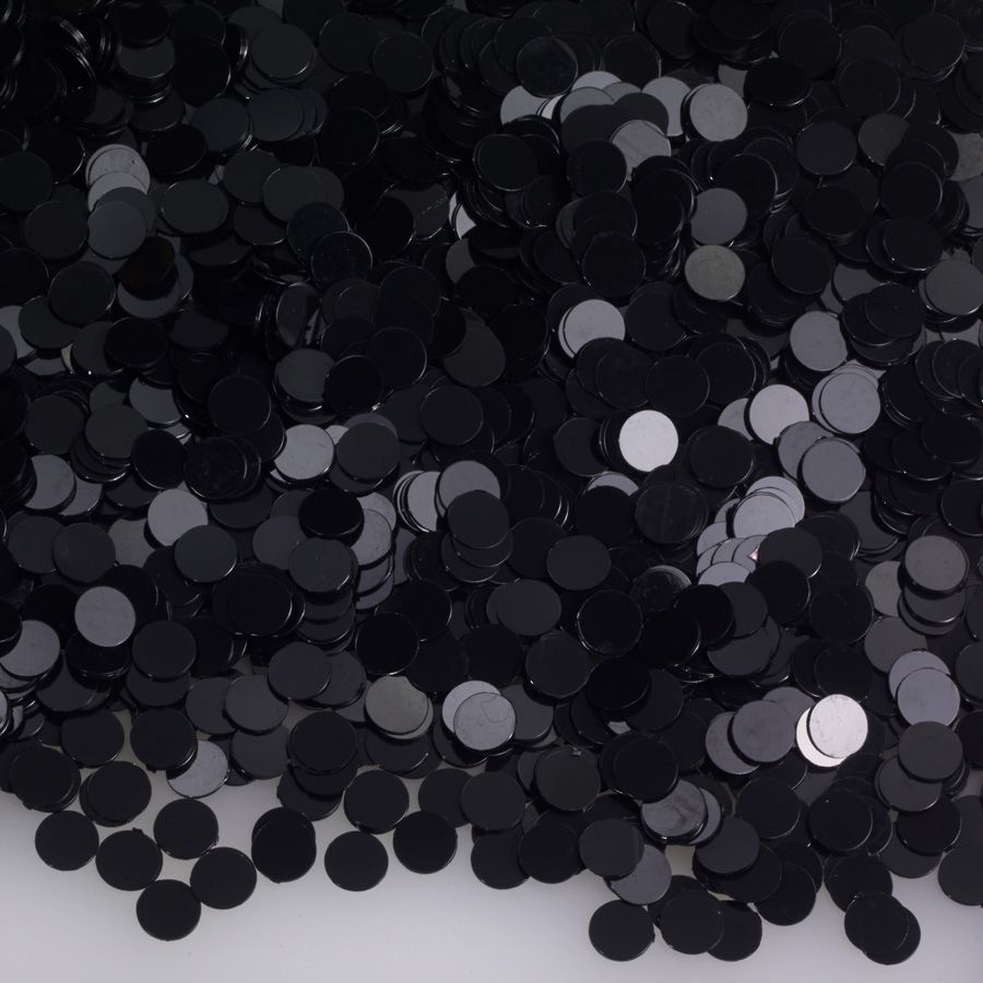 Foil Confetti Dots - Black