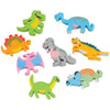 Dinosaur Erasers - 12 Piece