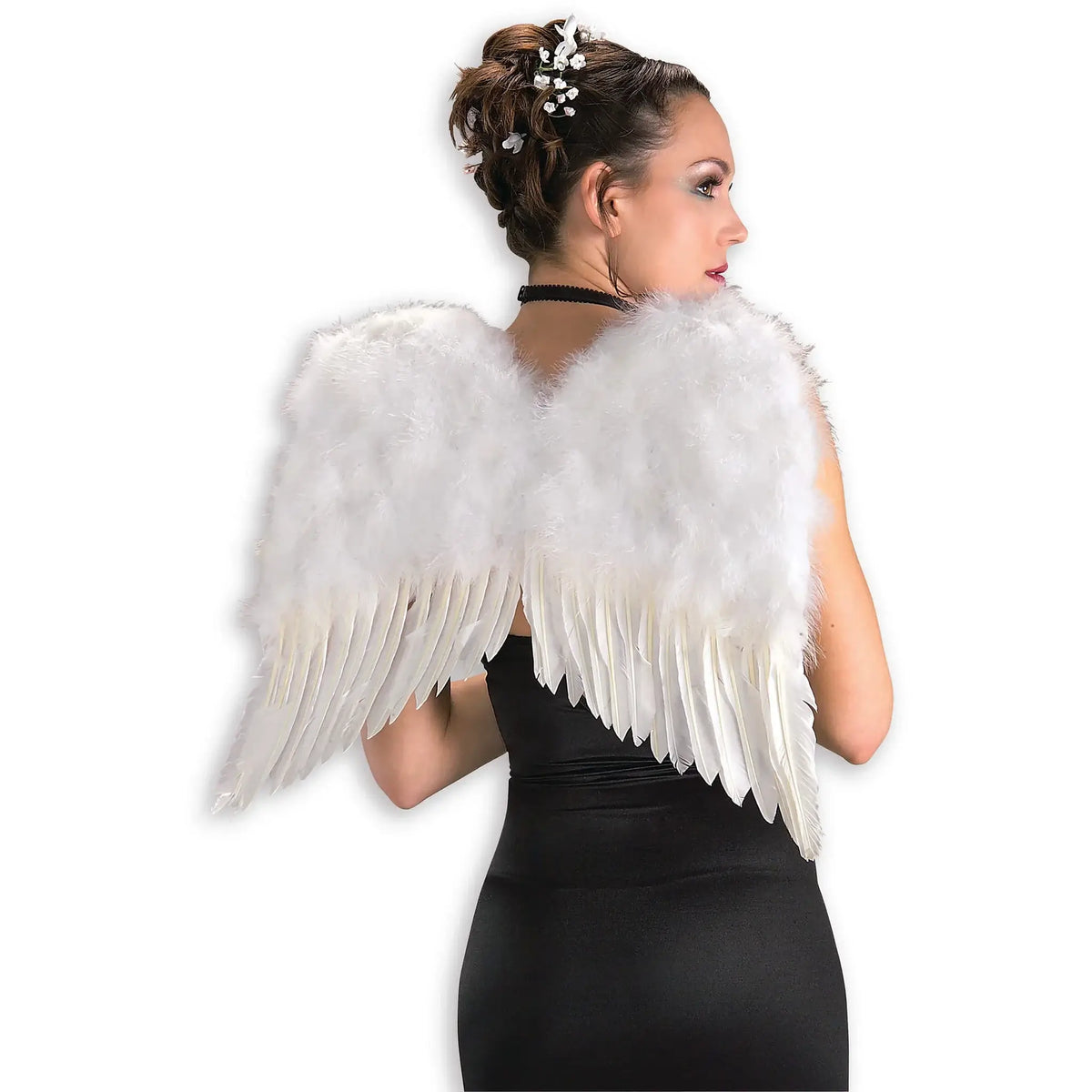 20" Feather Wings White