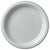 FESTIVE OCCASION BASIC Silver Plastic Dessert Plates 20ct