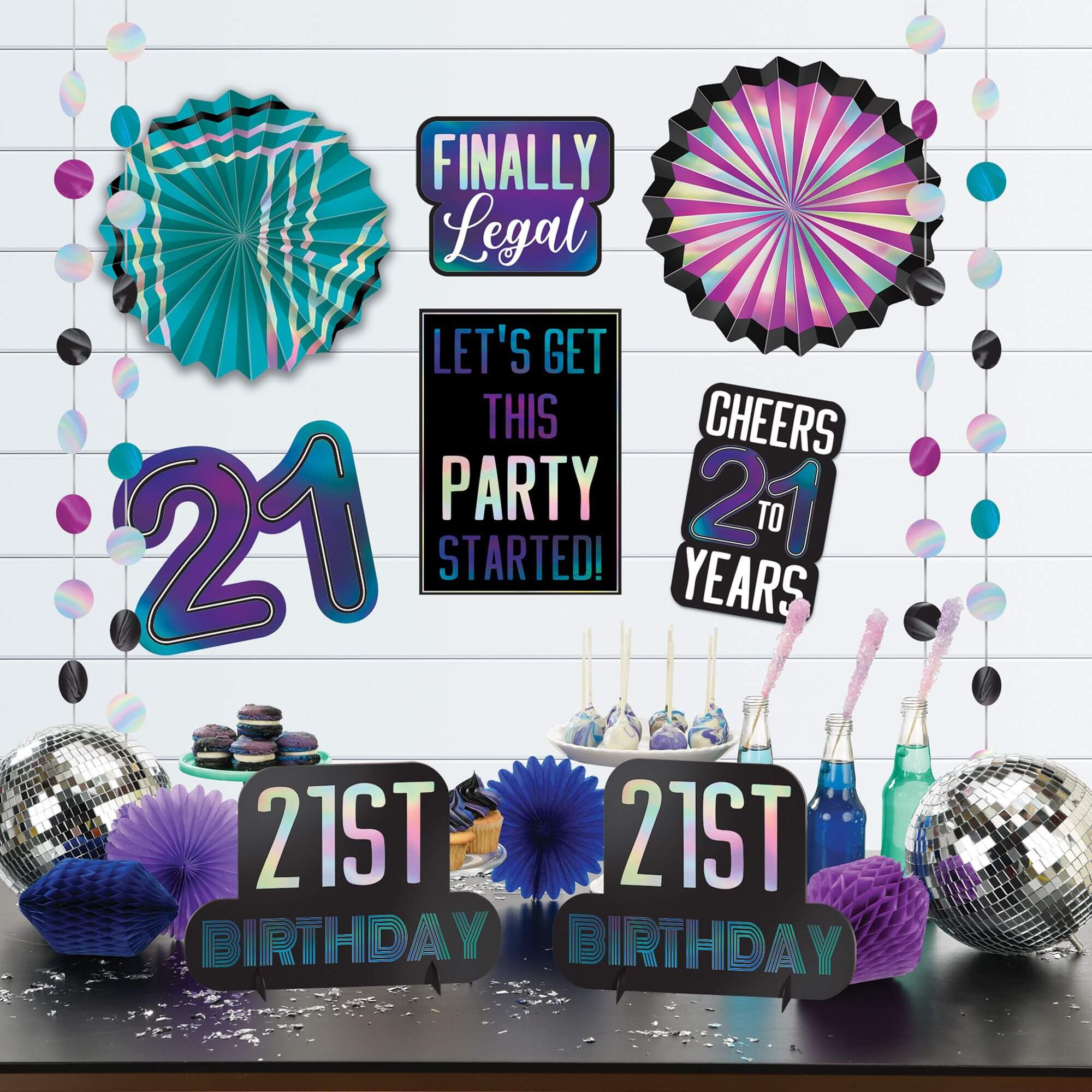 21st birthday party accessories