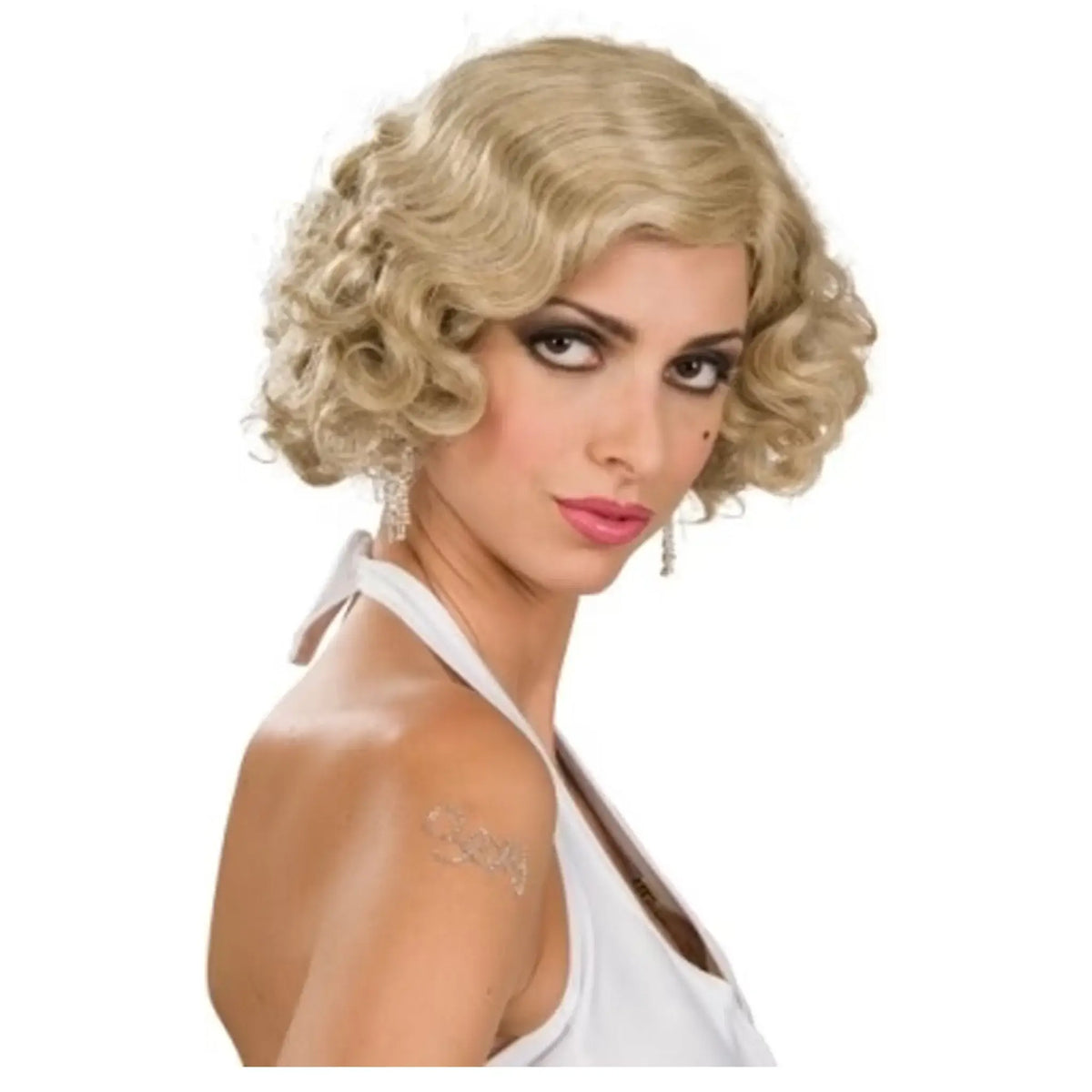 Flapper Wig Mixed Blonde