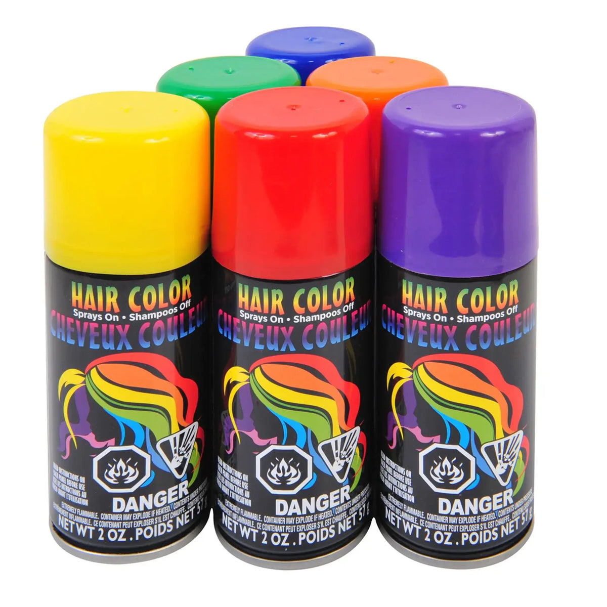 Fluorescent Hair Spray