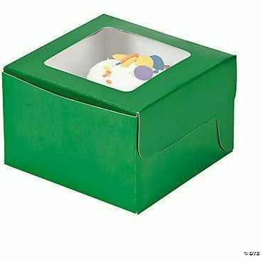 FUN EXPRESS HOLIDAY: CHRISTMAS Green Cupcake Boxes