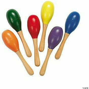 FUN EXPRESS HOLIDAY: FIESTA Small Painted Maracas