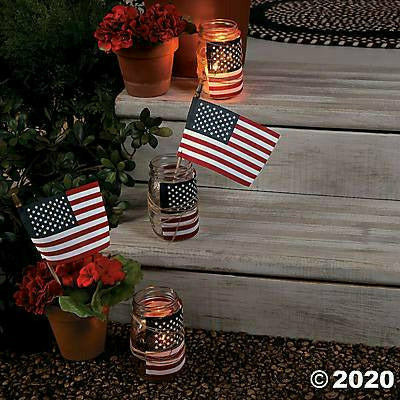 FUN EXPRESS HOLIDAY: PATRIOTIC 1 Dozen American Flags