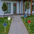 FUN EXPRESS HOLIDAY: PATRIOTIC 4ct Americana Stars 4th of July Pathway Marker Lawn Stakes Clear Lights