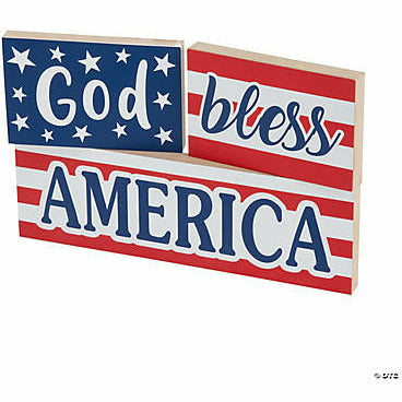 FUN EXPRESS HOLIDAY: PATRIOTIC Patriotic Tabletop Blocks