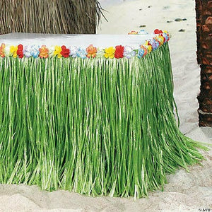 FUN EXPRESS LUAU Tropical Flowered Table Skirt