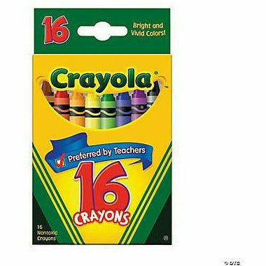 FUN EXPRESS TOYS 16-Color Crayola Crayons Package
