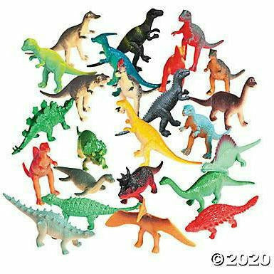 FUN EXPRESS TOYS 72 ct Assorted Vinyl Dinosaurs