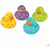 FUN EXPRESS TOYS Bright Pattern Rubber Duckies
