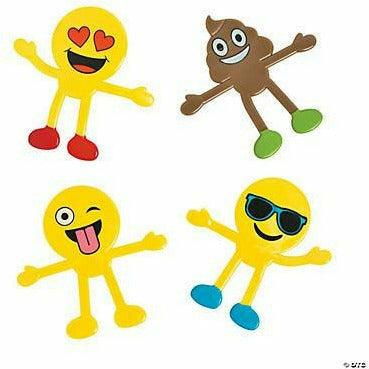 FUN EXPRESS TOYS Emoji Bendables WITH Valentines Cards