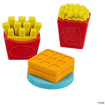 40ct PopFun-Back to School Supplies: Fun Food Erasers
