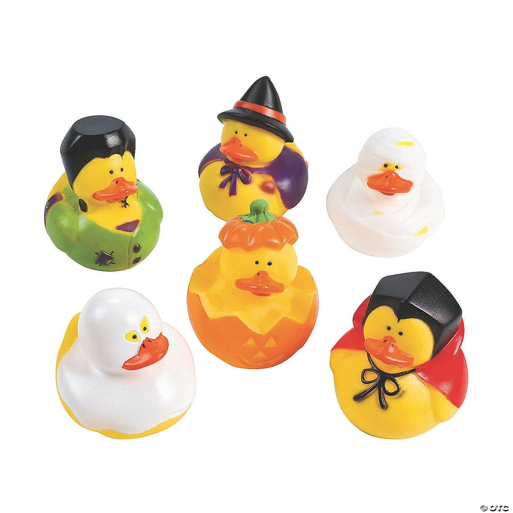 Mini Fall Leaf-Printed Rubber Ducks - Ultimate Party Super Stores